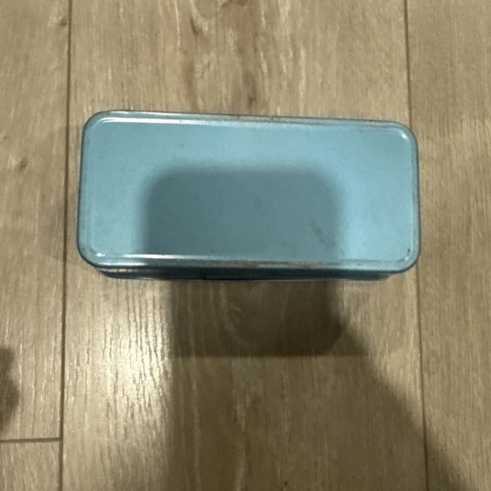 Vintage Sewing Machine Accessories Box Hinged Tin Case With Attachments